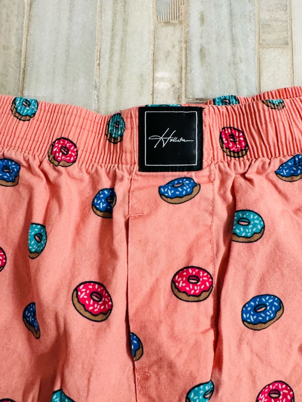 Hollister Men’s Small Boxer Shorts 3 Pack Novelty Food Donut Hot Dog Ice Cream